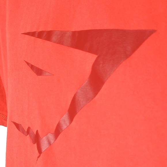 Gymshark Men's Orange Short Sleeve Graphic Print T-shirt Size Medium - Picture 5 of 8